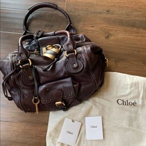 Chloe paddington shoulder handbag tote purse